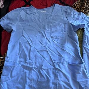 Scrubstar Light Blue Women's Scrub Top
